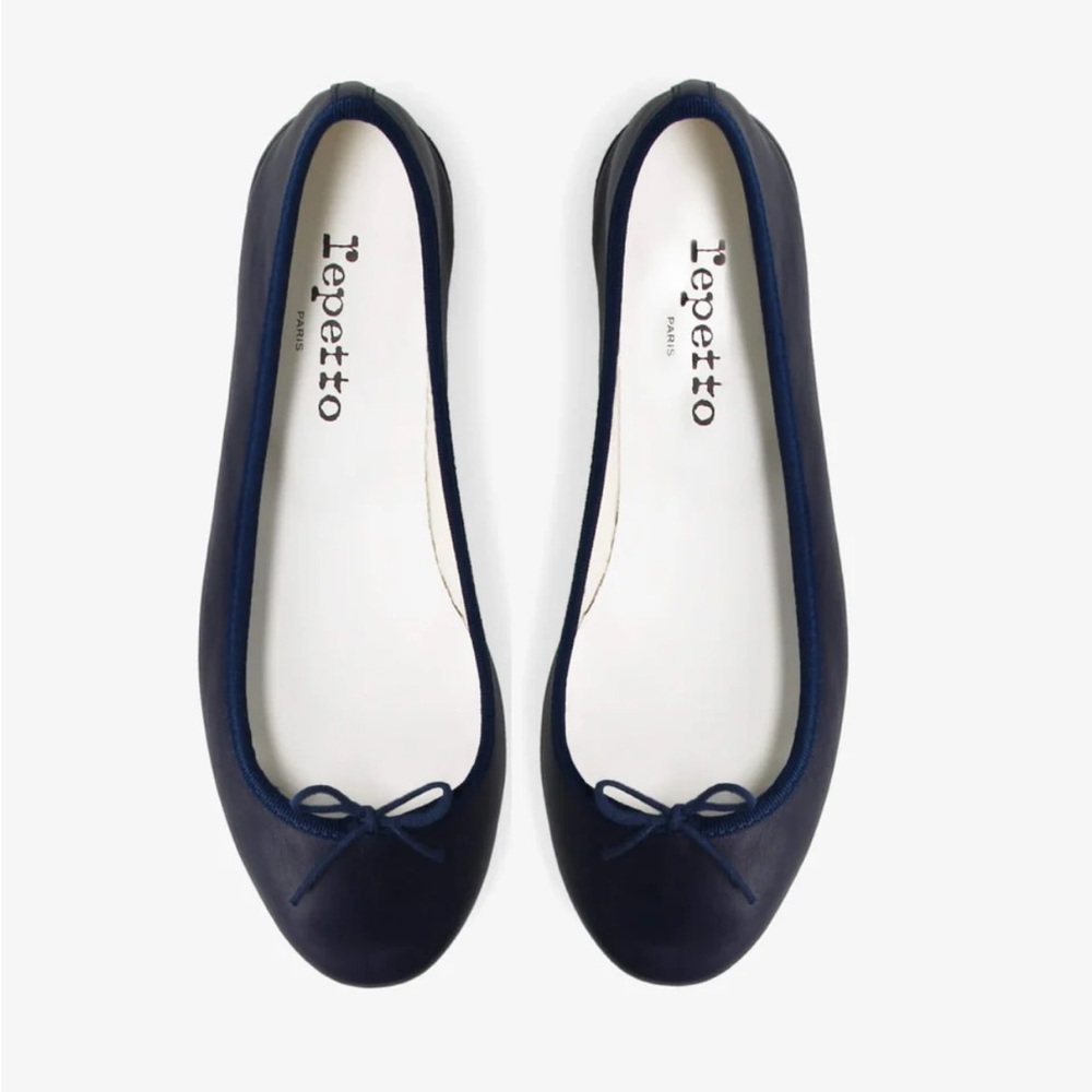 Repetto Navy Blue Ballet Flats